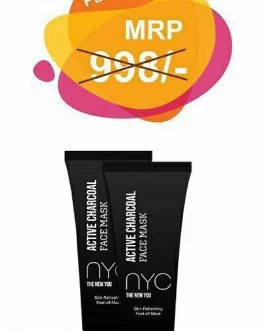 NYC Active Charcoal Peel Off Mask – (Pack of 2)
