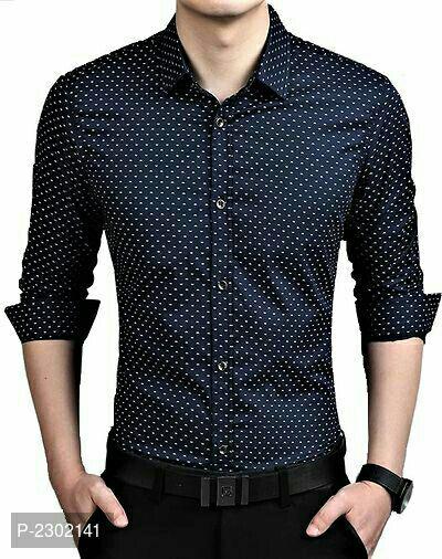 Dotted Cotton Casual Shirts