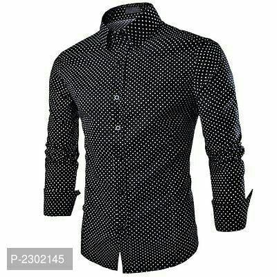 Dotted Cotton Casual Shirts