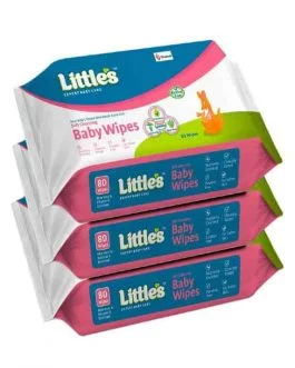 Little’s Soft Cleansing Baby Wipes (80 Wipes)
