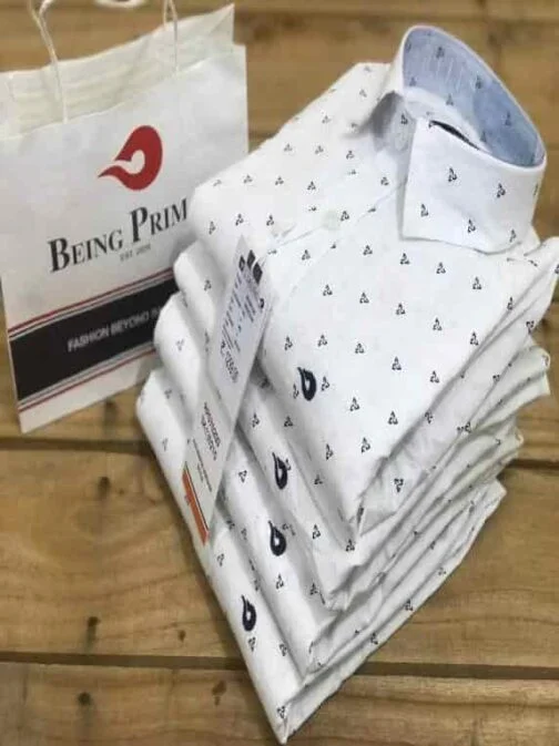 Being Primal Cotton Printed Men Shirts