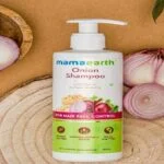 Mamaearth Onion Shampoo For Hair Growth With Plant Keratin